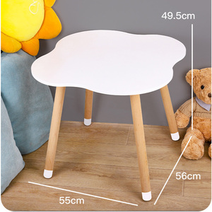 طقم طاولة وكرسي خشبي للأطفال للعب الأطفال في مرحلة ما قبل المدرسة ، طقم طاولة وكرسي على شكل كرتون لمدة <span class=keywords><strong>3</strong></span> سنوات + - Product Image 2