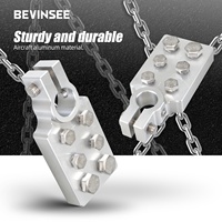 Borne de batterie plate négative positive Bevinsee pour la modification audio de voiture 4/0 AWG Standard SAE Northstar AGM35 AGM34 AGM24F