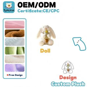 Peluche Coniglio Personalizzato di Alta Qualità, Design Personalizzato, Peluche per Laurea, Coniglio Arrabbiato Personalizzato, CPC CE OEM ODM - Product Image 2
