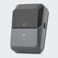 Etiket yazıcı P2 barkod yazıcı mavi diş taşınabilir termal etiket makinesi için telefon/tablet/pc/mac