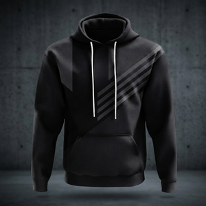 Sudadera con Capucha Personalizada de Fabricante, Estilo Urbano, con Estampado Puff, 500 g/m², Gruesa, Corta, para Hombre, Talla Grande - Product Image 6