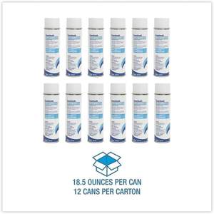 Limpiador de Vidrios Boardwalk 341ACT con Aroma Dulce, 18.5 Oz. Lata de Aerosol Desechable, Caja de 12 Unidades - Product Image 2