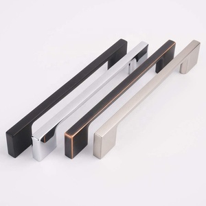 手柄旋钮刷镍铬板最佳供应商欧洲锌橱柜厨房门拉手 - Product Image 5