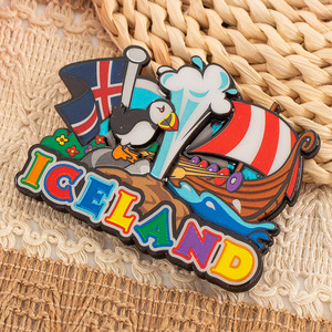 Aimants de souvenir sur le thème de la Norvège et d'<span class=keywords><strong>Islande</strong></span> pour réfrigérateur WJU05 – Cadeaux commémoratifs de voyage pour la décoration de la maison et de la cuisine - Product Image 4