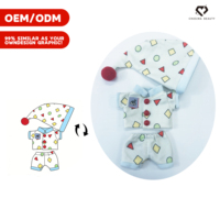 Ensemble de pyjama et de vêtements d'intérieur géométriques Crayon Shin-chan personnalisable, multi-tailles et multi-styles