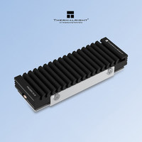 Thermalright HR-CSA-9 PRO Noir M.2 SSD Dispenseur de chaleur unique tuyau de chauffage en cuivre 8,5 mm refroidisseur passif