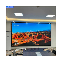 Écran LED fixe tout-en-un pour intérieur avec processeur intégré, mur vidéo HD pour bureau d'entreprise, salle de réunion, magasin de détail