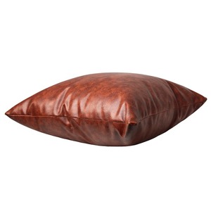 Housses de <span class=keywords><strong>coussin</strong></span> de canapé en Faux cuir, expédition gratuite, 45x45cm, housse de luxe décorative pour <span class=keywords><strong>lit</strong></span>, voiture ou maison - Product Image 5