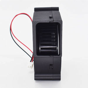 7530 DC 12V พัดลมบอลคู่เป่าพัดลมระบายความร้อนเรเดียลแขนไฮดรอลิกพัดลมคูลเลอร์หม้อน้ํา - Product Image 5