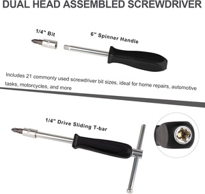 46PCS 1/4 Inch Metric <strong>Small</strong> Drive Socket Ratchet <strong>Wrench</strong> Screwdriver <strong>Set</strong> Compact Snap Ratchet <strong>Wrench</strong> Sockets Tool <strong>Set</strong> - Product Image 6