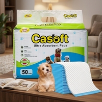 Tapis d'entraînement pour chiots ultra absorbants à 5 couches, imperméables IP67, anti-fuites, anti-odeurs, en coton jetable pour chiens et chats