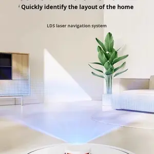 หุ่นยนต์ดูดฝุ่นและถูพื้น <span class=keywords><strong>Xiaomi</strong></span> S20 พร้อมระบบนำทางด้วย LiDAR |   รุ่นปรับปรุง <span class=keywords><strong>3C</strong></span> พร้อมถังเก็บฝุ่นขนาดใหญ่ - Product Image 4