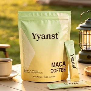 Infusión Botánica Revitalizante para el Cuerpo, Café de Maca, 10g*20 Sobres, Bebida Instantánea para el Bienestar, Marca Privada OEM - Product Image 5