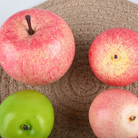 Fruits et légumes artificiels à bas prix, modèles réalistes de pommes rouges, vertes et jaunes, matériaux en mousse pour la décoration de la maison