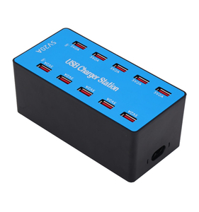 Cargador USB de Pared con 10 Puertos, 100W, 5V, <span class=keywords><strong>20A</strong></span>, con Certificación CE, FCC y RoHS, Estación de Carga Rápida para Teléfonos, <span class=keywords><strong>Galaxy</strong></span> S8, S9, Tabletas y Más - Product Image 6
