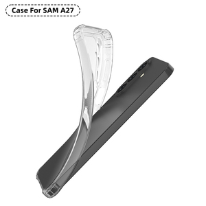 Funda Transparente para Samsung <span class=keywords><strong>Galaxy</strong></span> A27, con Esquinas Reforzadas para Absorción de Impactos, Fundas Flexibles de TPU Suave para <span class=keywords><strong>Galaxy</strong></span> A07 A17 A37 A57 - Product Image 6