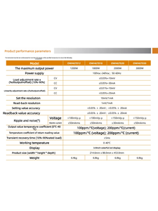 Fuente de Alimentación CC Programable de Alta Potencia OWON OWH67 1200W - 3000W Simulador Fotovoltaico LAN - Product Image 6