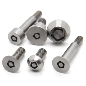 Custom machining stainless steel penta pentagon head screw