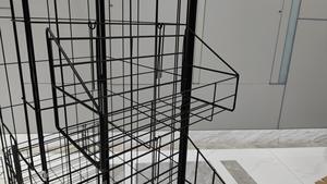 Çelik ekran standı yastık yorgan ekran tel raflar mağaza için zemin ekran kafes - Product Image 6