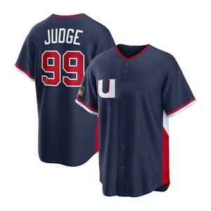 Camisetas de Béisbol de EE. UU. Nuevas para Hombre 2026 # 99 Aaron Judge # 24 Bryce Harper # 30 Prendas Deportivas Transpirables con Bordado de 30 Skenes - Product Image 5