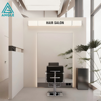 Conception d'intérieur de salon de coiffure, service de rénovation de salon de beauté commercial sur mesure, décoration de salon de coiffure de luxe industriel