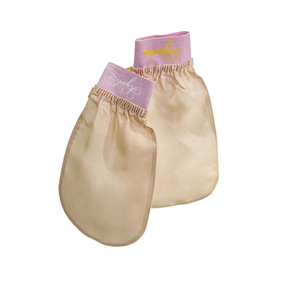 Guante Exfoliante Corporal de Seda Viscosa Hammam Spa, Guante de Ducha Turco BG-015R Blanco19 - Product Image 1