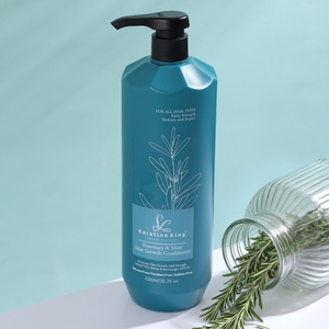 Masque capillaire fortifiant bio à la menthe et au romarin, enrichi en biotine, 1000g, favorisant la croissance des cheveux - Product Image 6