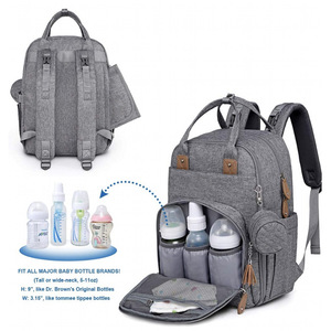 Mochila Pañalera Grande Unisex Multiusos, Bolsa de Viaje para Bebé con Cambiador, Estuche para Chupón y Correas para Cochecito - Product Image 4