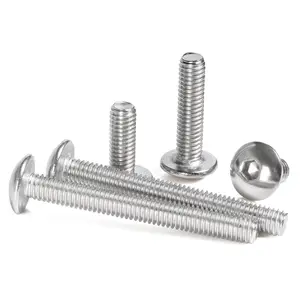 China Manufacturer OEM Stainless Steel Hex Socket Button Head Screws ISO7380 Screw