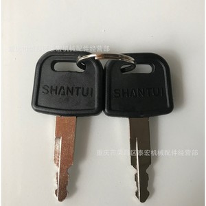 กุญแจรถขุด Shantui สำหรับรถดันดิน รถบดถนน อะไหล่เปลี่ยนกุญแจล็อคประตูด้านข้าง - Product Image 1
