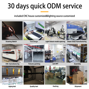 DLC Lõm Chạy Liên Tục <span class=keywords><strong>LED</strong></span> Tuyến Tính Ánh Sáng Mặt Dây Chuyền Treo Lịch Thi Đấu 2FT 4FT 8FT - Product Image 4