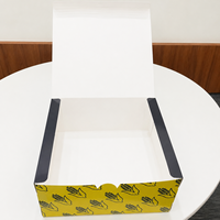 Boîte en papier jetable personnalisée avec logo pour emballage alimentaire de hamburgers, poulet frit et frites – Fabricant de contenants pour services rapides