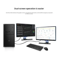 Adaptateur DVI 24+5 mâle vers VGA femelle avec transmission haute définition pour moniteur, téléviseur, projecteur, accessoires informatiques (cuivre)