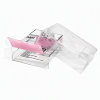 Boîtes d'emballage de vente au détail personnalisées hautement transparentes en plastique PET pour cartouches 1g 2g jetables