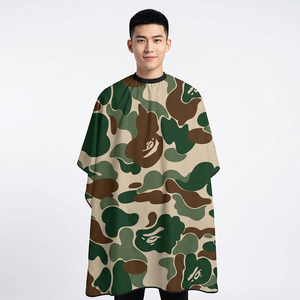 Capas de peluquero impermeables con logotipo personalizado al por mayor/Capa de peluquero barata de moda con logotipo personalizado - Product Image 1