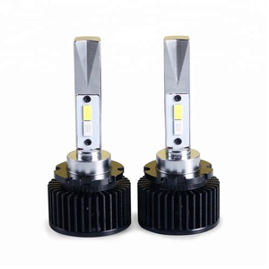 New 45W 4600LM 6000K With Blue or Red LED Devil Eye D2H Car LED Headlight Bulbs for Hella5 Bi Xenon <b>Projector</b> Lens <b>Light</b> - Product Image 1