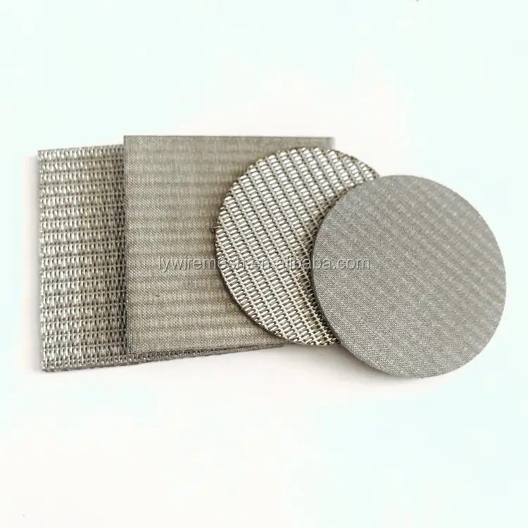Porous 0.45 micron 1 micron 0.5 micron stainless steel filter mesh sintered metal plate
