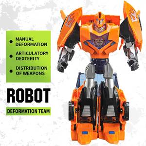 Bộ sưu tập mô hình hoạt hình Robot đồ chơi xe biến đổi Robot biến dạng xe cậu bé Đồ chơi biến dạng xe robot - Product Image 5