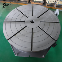 Table rotative horizontale manuelle de 1250 mm, table de travail rotative de grande taille, accessoires pour fraiseuse