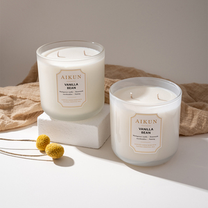 Coffret Cadeau de Bougies Parfumées d'Aromathérapie AIKUN en Gros – Bougies de Luxe en Soja, Spirituelles, de Marque, en Verre - Product Image 3