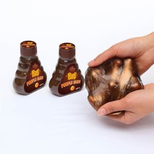 Slime liquide coloré super cool et amusant en forme de caca, fournisseurs de slime écologique en forme de caca pour plaisanter, slime en forme de caca qui sèche à l'air - Product Image 3