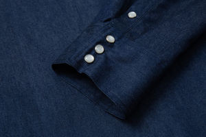 NFPA قمصان سلامة <span class=keywords><strong>FR</strong></span> غسلها الدنيم لينة متوسطة الوزن تناسب يستقر أسفل دائم لهب مقاومة لحام قميص العمل - Product Image 6