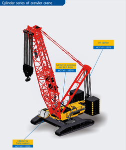 HCYY11112020 Cylindre hydraulique en acier de 20 kg de qualité professionnelle pour support de châssis de grue à chenilles, pompe moteur et engrenage - Product Image 4