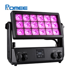 Lumière d'inondation de batterie sans fil imperméable extérieure de 18*20W RGBWA LED pour l'éclairage d'étape de spectacle de paysage d'événement de concert - Product Image 2