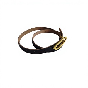 Cinturón de Cuero Vacuno Resistente con Hebilla Cuadrada de Acero, Estilo Vintage, Ecológico, BS INTERNATIONAL, Última Llegada para Chicas, Uttar Pradesh, 3.8 CM - Product Image 3