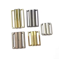 Conector de hebilla para sujetador de ropa interior, Clip de cierre de logotipo personalizado de gama alta, cierre de ropa de playa, accesorios de Metal para Baño