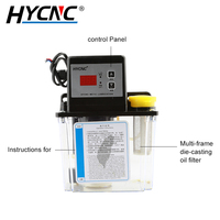 1L 1.5L CNC bomba de lubricación electromagnética engrasador 220V bomba de aceite eléctrica para inyector de aceite lubricante automático para mecanizado
