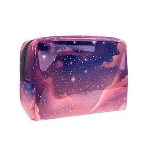 High-Grade Waterproof PU Cosmetic <b>Bag</b> with <b>Zipper</b> Closure Modern Fashion for Toiletry and Women's Skin Care <b>Storage</b> <b>Bag</b> - Product Image 1