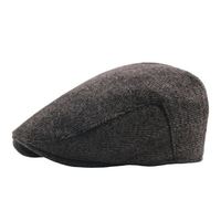 Casquette plate classique Gatsby en tweed pour homme, style irlandais Goras Planas, chapeau de chauffeur, casquette plate pour homme pour les occasions décontractées