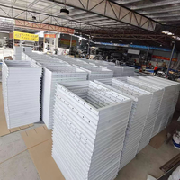 Fenêtres d'obturation en verre transparent à persiennes électriques de haute qualité cadre en alliage d'aluminium fenêtre en verre à persienne verticale